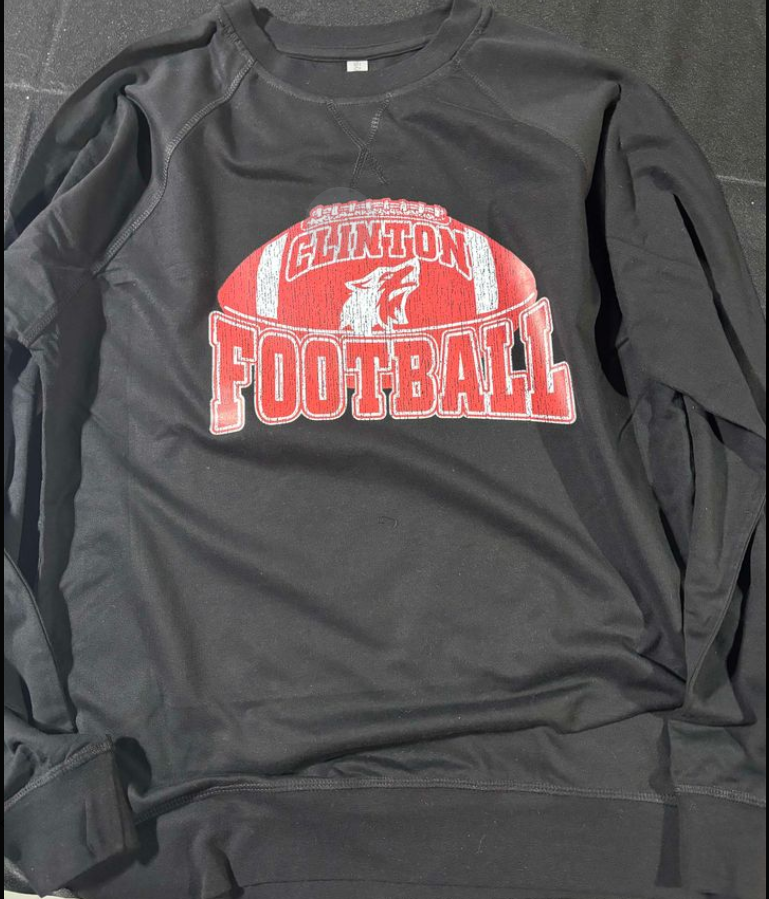 Clinton Football Shredded ball
