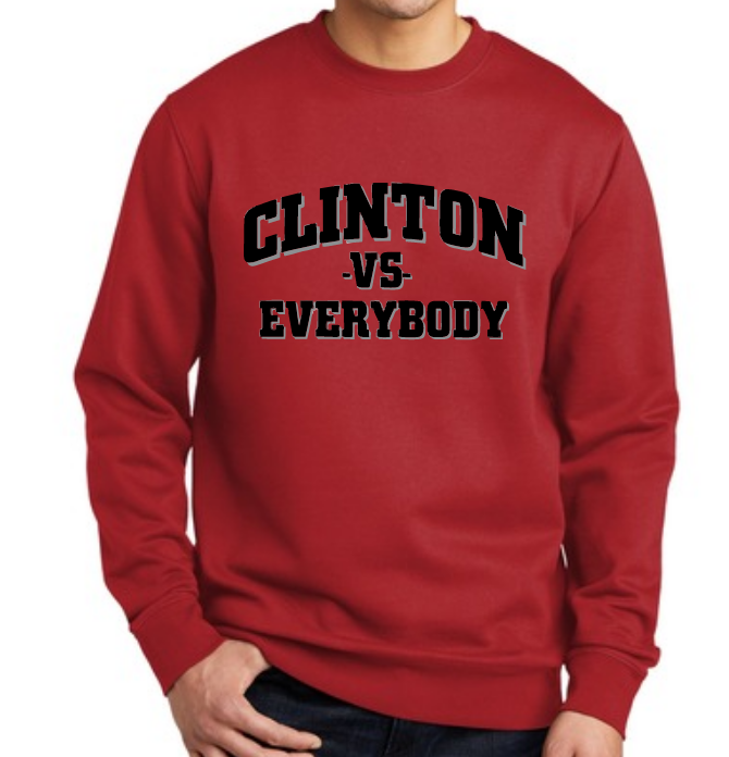 Clinton VS EVERYBODY - black