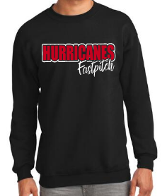 YOUTH - Crew Sweatshirt - Hurricanes fastpitch