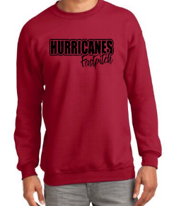 YOUTH - Crew Sweatshirt - Hurricanes fastpitch