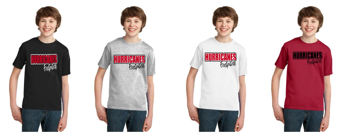 YOUTH - T-shirt - Hurricanes Fastpitch