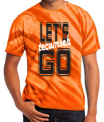 Orange Tie-dye