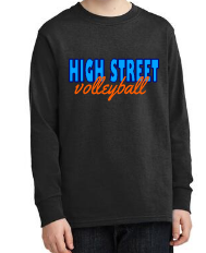 YOUTH - Long Sleeve T-shirt - HS.volleyball