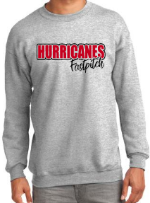 ADULT - Crew Sweatshirt - Hurricanes Fastpitch