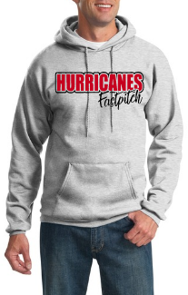 YOUTH - Hooded Sweatshirt - Hurricanes fastpitch