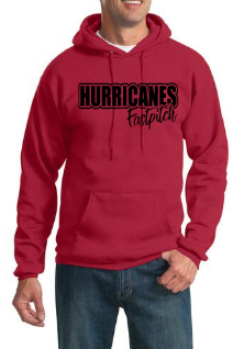 YOUTH - Hooded Sweatshirt - Hurricanes fastpitch