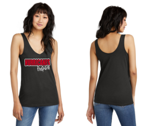 V-neck Tank Top with Racer back - Hurricanes fastpitch