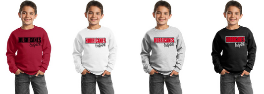 YOUTH - Crew Sweatshirt - Hurricanes fastpitch